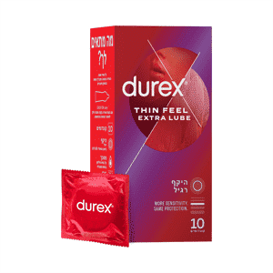 durex extra lube 10pcs israel